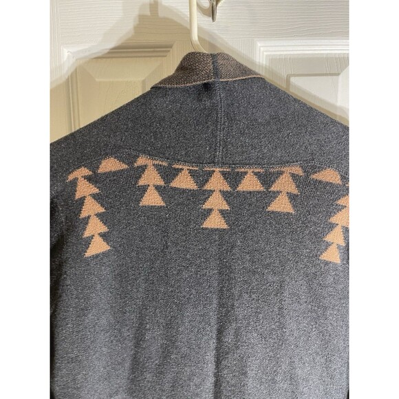 Indigenous Organic Aztec Cardigan Boho Vintage Cotton Shrug Hippie Medium - Picture 10 of 12